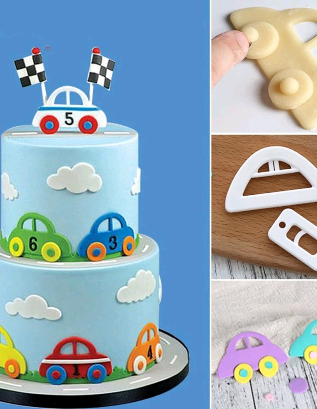 Car Shaped Cutter 2 Piece - Cake Pals